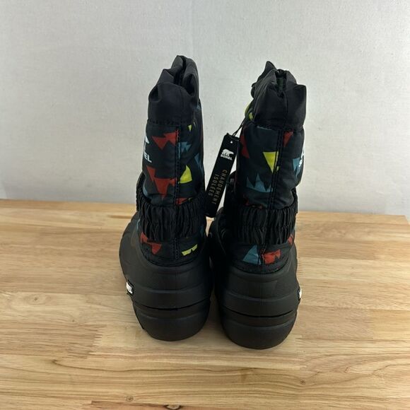 Sorel Childrens Flurry Snow Boot- Black, Print- Size 9- NIB - Picture 5 of 8
